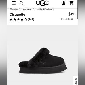 Ugg slippers size 9. These are in perfect condition.